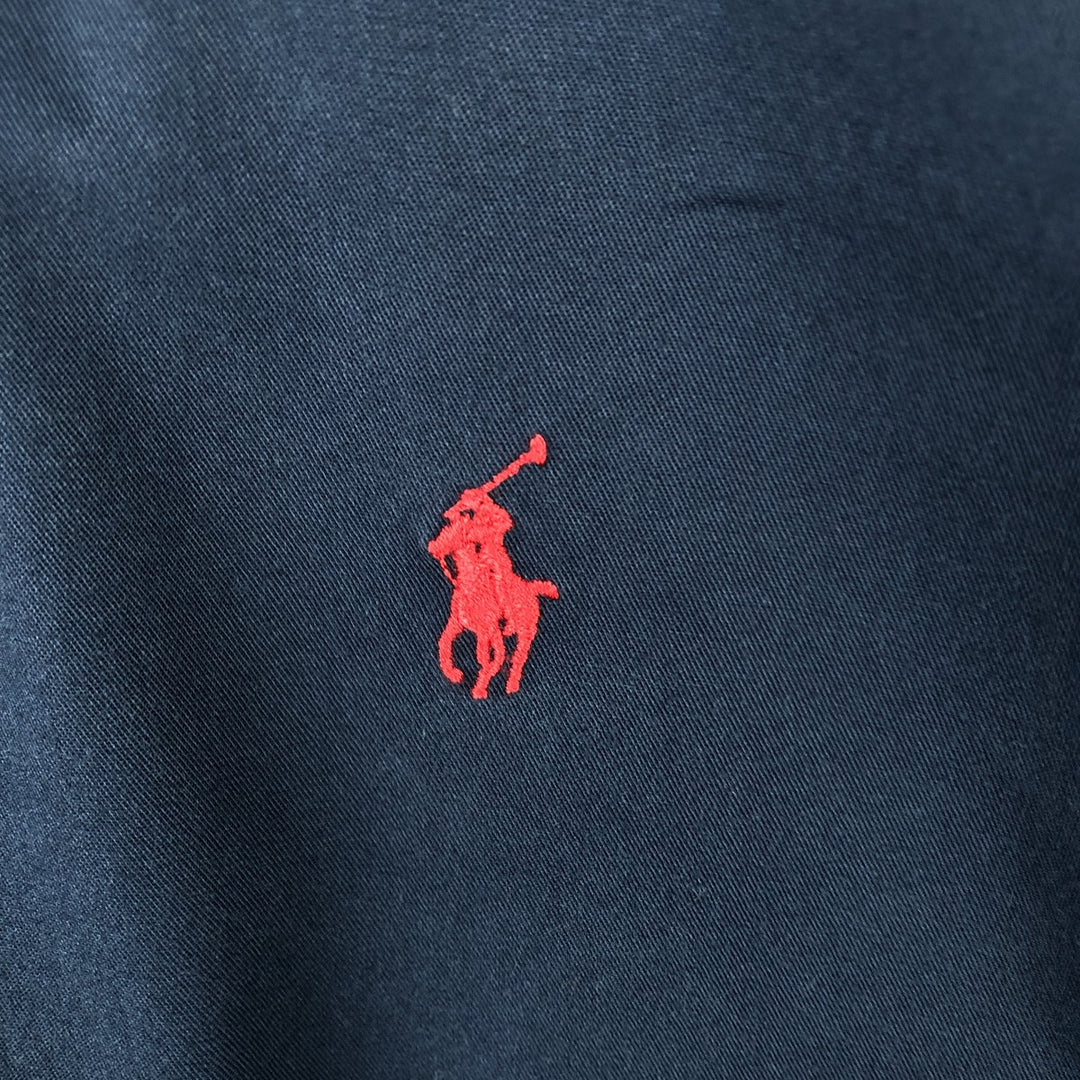Ralph Lauren BLAKE long sleeve button down shirt, men's XL size cotton navy blue type Vintage Second Hand