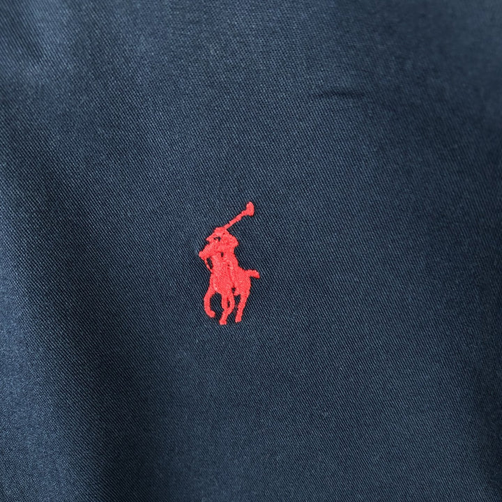 Ralph Lauren BLAKE long sleeve button down shirt, men's XL size cotton navy blue type Vintage Second Hand