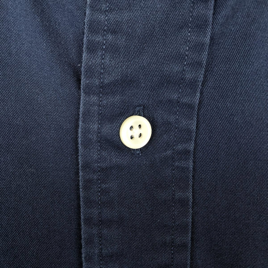 Ralph Lauren BLAKE long sleeve button down shirt, men's XL size cotton navy blue type Vintage Second Hand