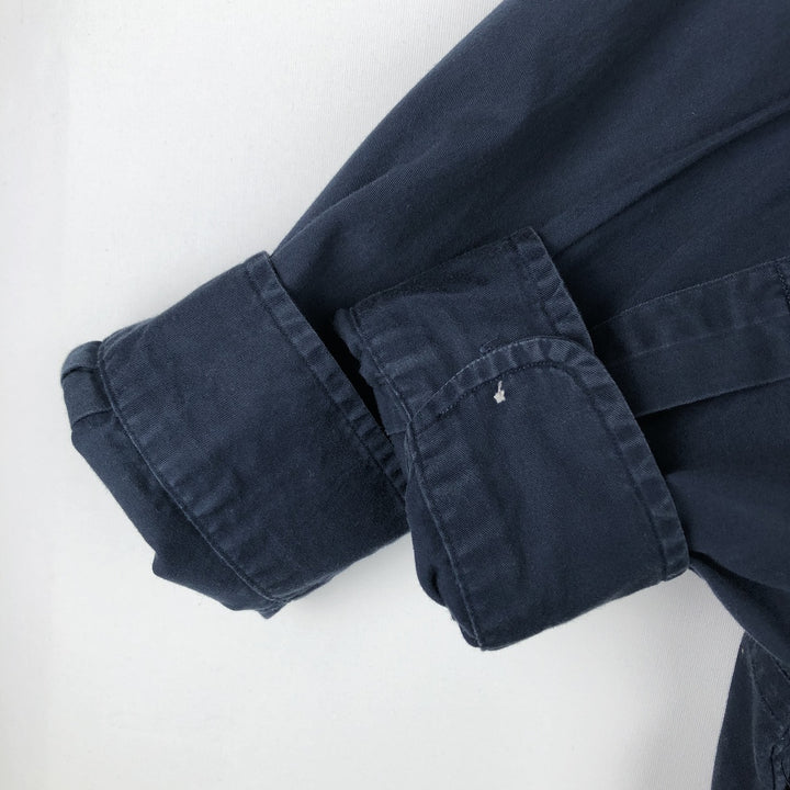 Ralph Lauren BLAKE long sleeve button down shirt, men's XL size cotton navy blue type Vintage Second Hand