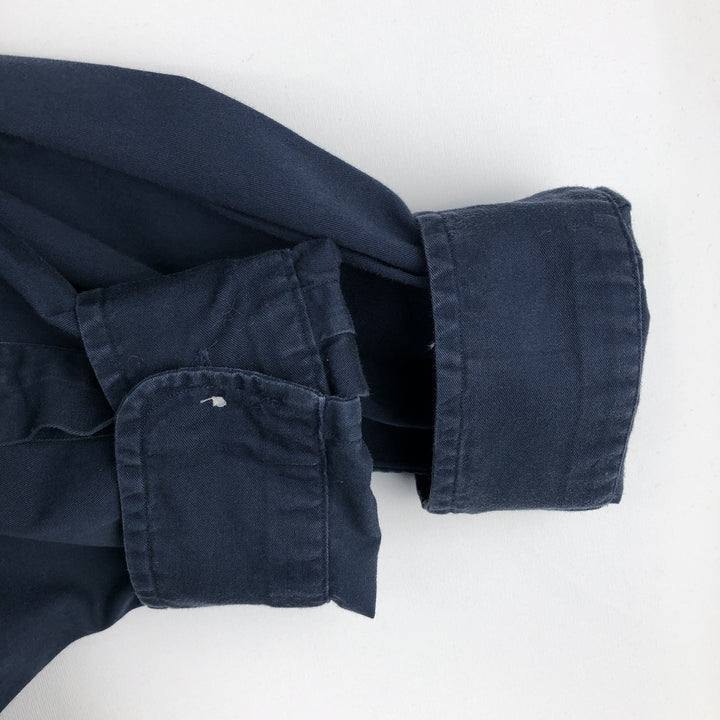 Ralph Lauren BLAKE long sleeve button down shirt, men's XL size cotton navy blue type Vintage Second Hand