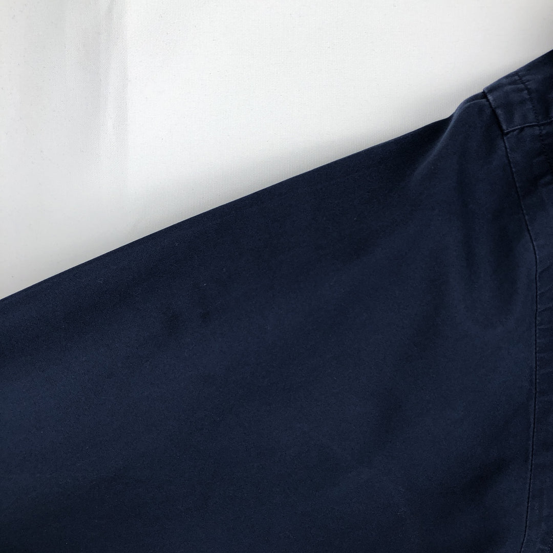 Ralph Lauren BLAKE long sleeve button down shirt, men's size L cotton navy blue type Vintage Second Hand