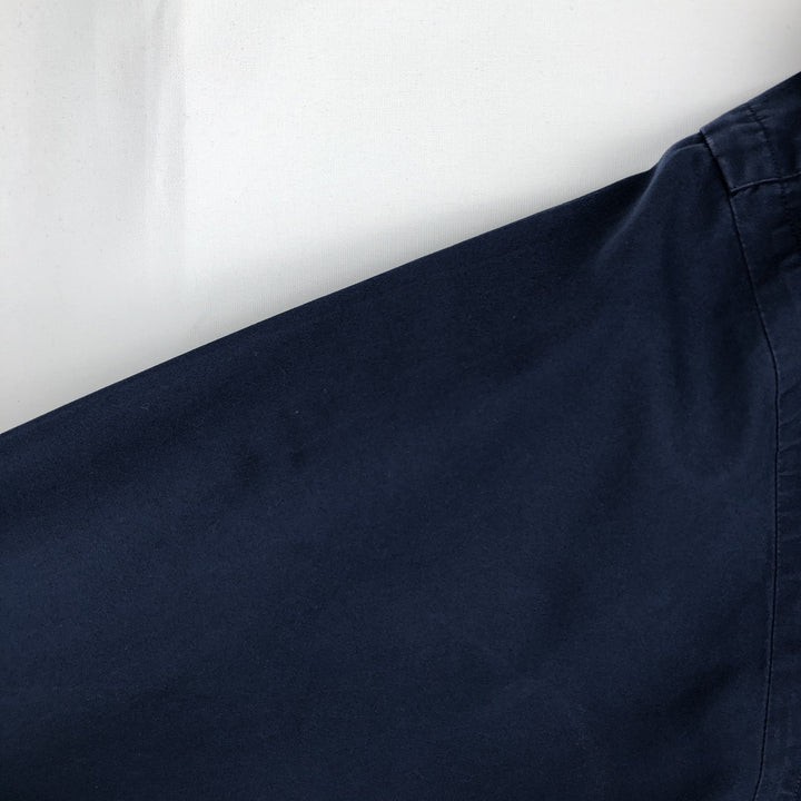 Ralph Lauren BLAKE long sleeve button down shirt, men's size L cotton navy blue type Vintage Second Hand