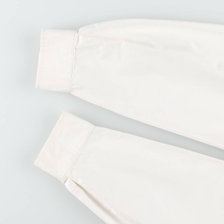 Ralph Lauren BIG SHIRT Long sleeve button down shirt Men's size L cotton white type Vintage Second Hand