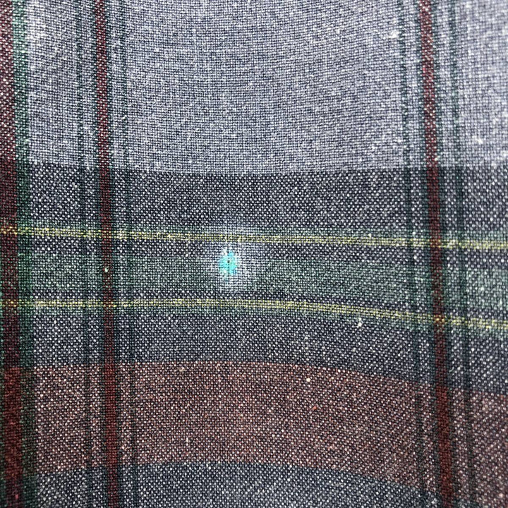 Brooks Brothers Est.1818 Long Sleeve Button-Down Check Shirt, Men's XL cotton navy blue type Vintage Second Hand