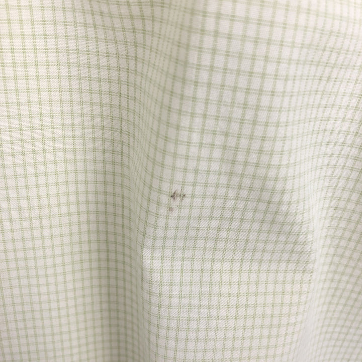 Patagonia 52179SP12 Long-Sleeve Check Shirt, Men's Size L (approx.) polyester green type yellow green Vintage Second Hand