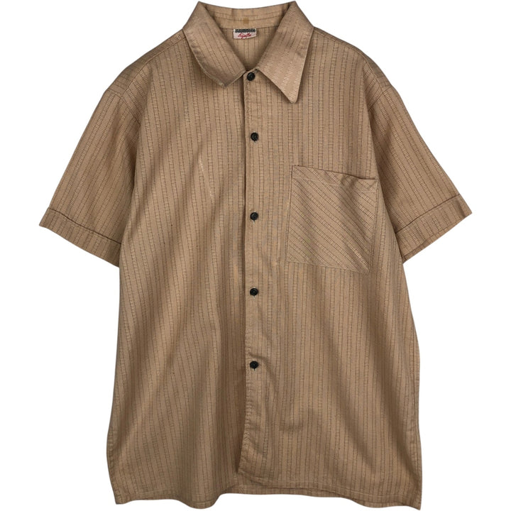 Short-sleeved box shirt, men's size M, vintage. unclear Beige type Vintage Second Hand