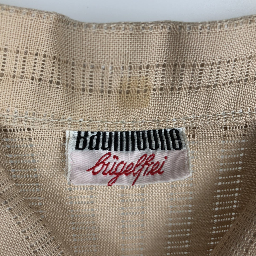 Short-sleeved box shirt, men's size M, vintage. unclear Beige type Vintage Second Hand