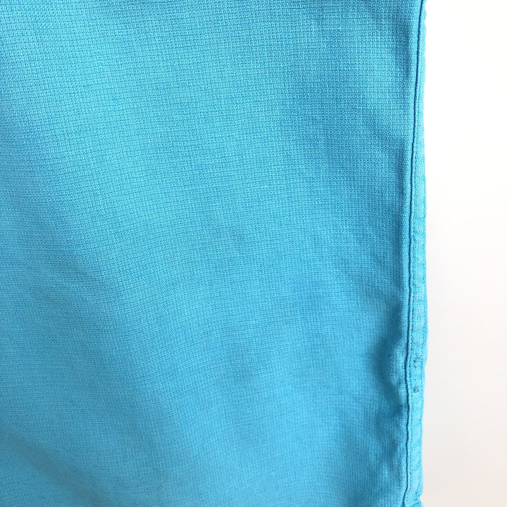 Ralph Lauren POLO by Ralph Lauren short sleeve linen shirt, men's size L linen Blue type light blue Vintage Second Hand