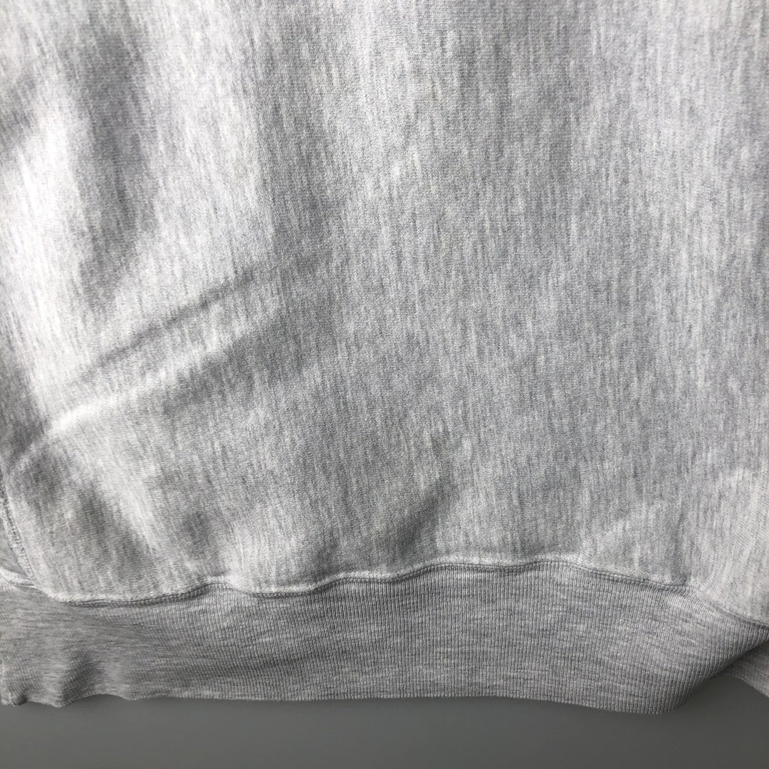 90'S Champion Reverse Weave Embroidered Tag University of North Carolina College Sweatshirt (Men's XL equivalent) cotton gray type Vintage Second Hand