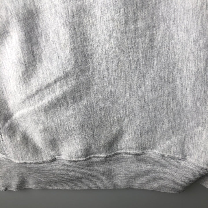 90'S Champion Reverse Weave Embroidered Tag University of North Carolina College Sweatshirt (Men's XL equivalent) cotton gray type Vintage Second Hand