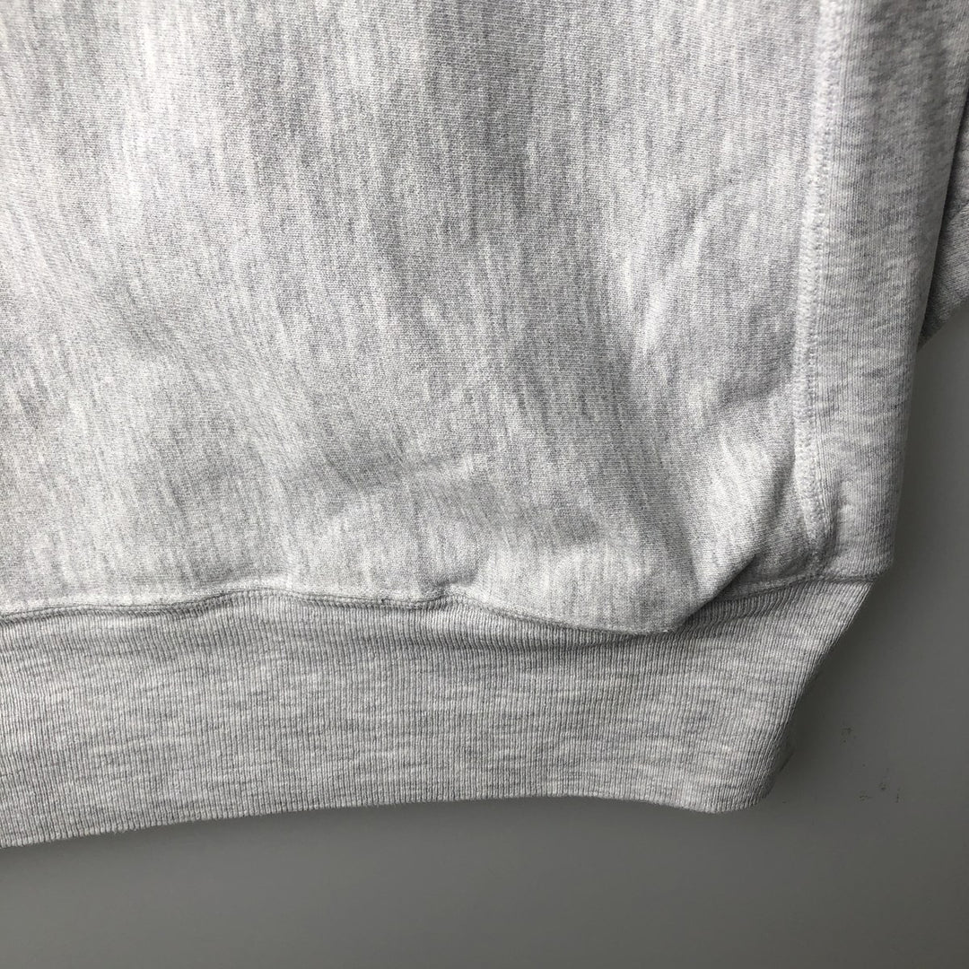90'S Champion Reverse Weave Embroidered Tag University of North Carolina College Sweatshirt (Men's XL equivalent) cotton gray type Vintage Second Hand