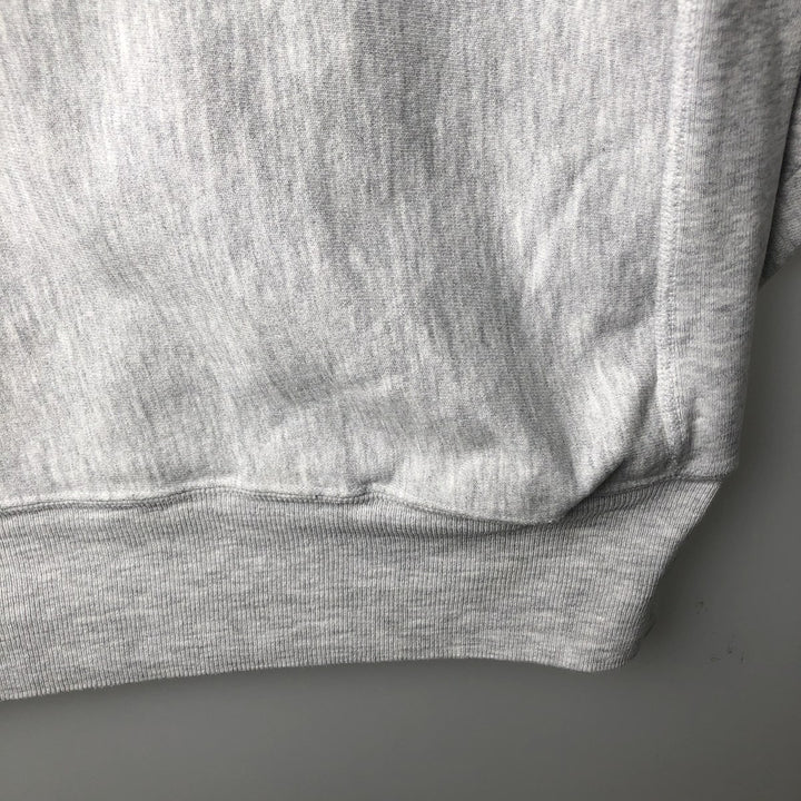 90'S Champion Reverse Weave Embroidered Tag University of North Carolina College Sweatshirt (Men's XL equivalent) cotton gray type Vintage Second Hand