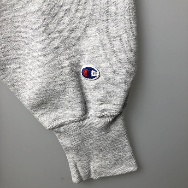 90'S Champion Reverse Weave Embroidered Tag University of North Carolina College Sweatshirt (Men's XL equivalent) cotton gray type Vintage Second Hand