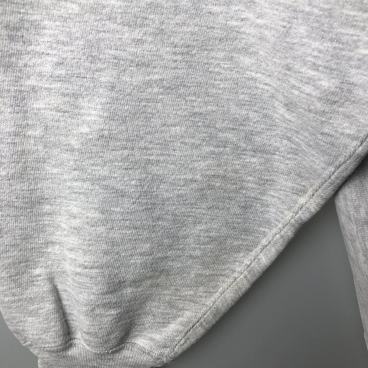 90'S Champion Reverse Weave Embroidered Tag University of North Carolina College Sweatshirt (Men's XL equivalent) cotton gray type Vintage Second Hand