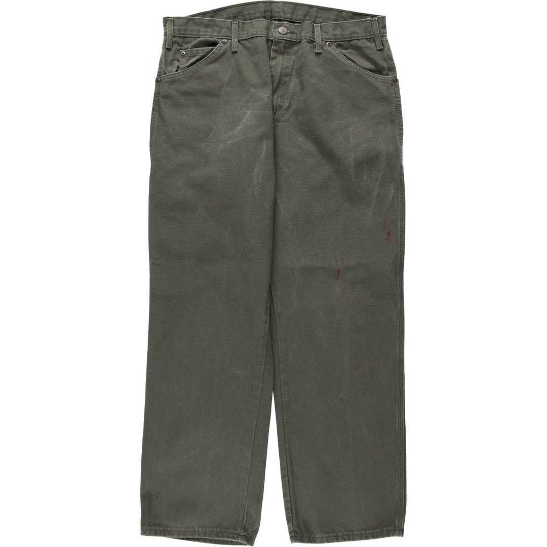 Dickies Duck Painter Pants Men's W36 cotton Khaki type Vintage Second Hand