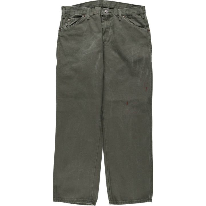 Dickies Duck Painter Pants Men's W36 cotton Khaki type Vintage Second Hand