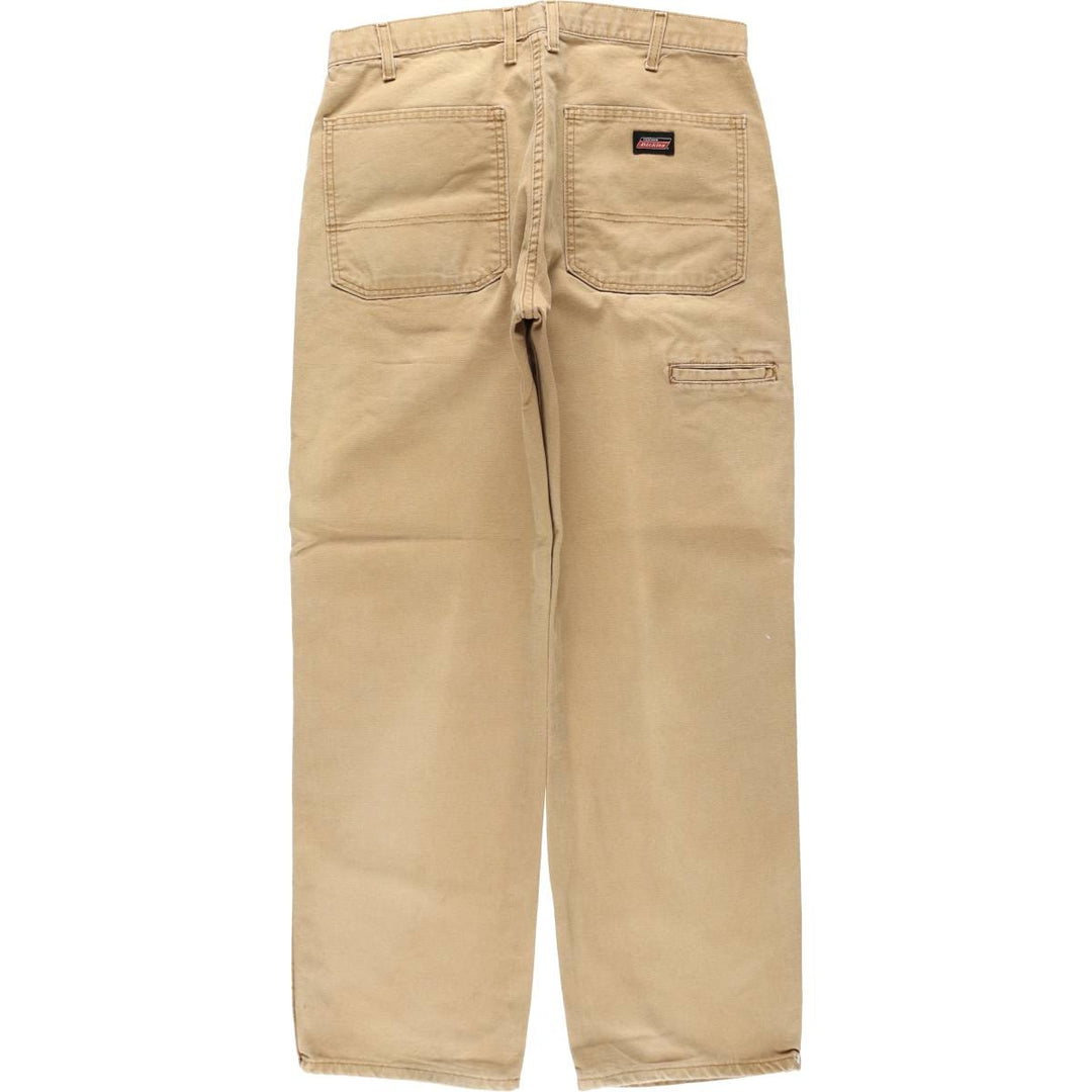 Dickies Duck Work Pants Men's W34 cotton Beige type Vintage Second Hand
