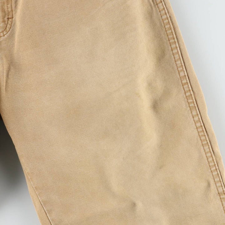 Dickies Duck Work Pants Men's W34 cotton Beige type Vintage Second Hand