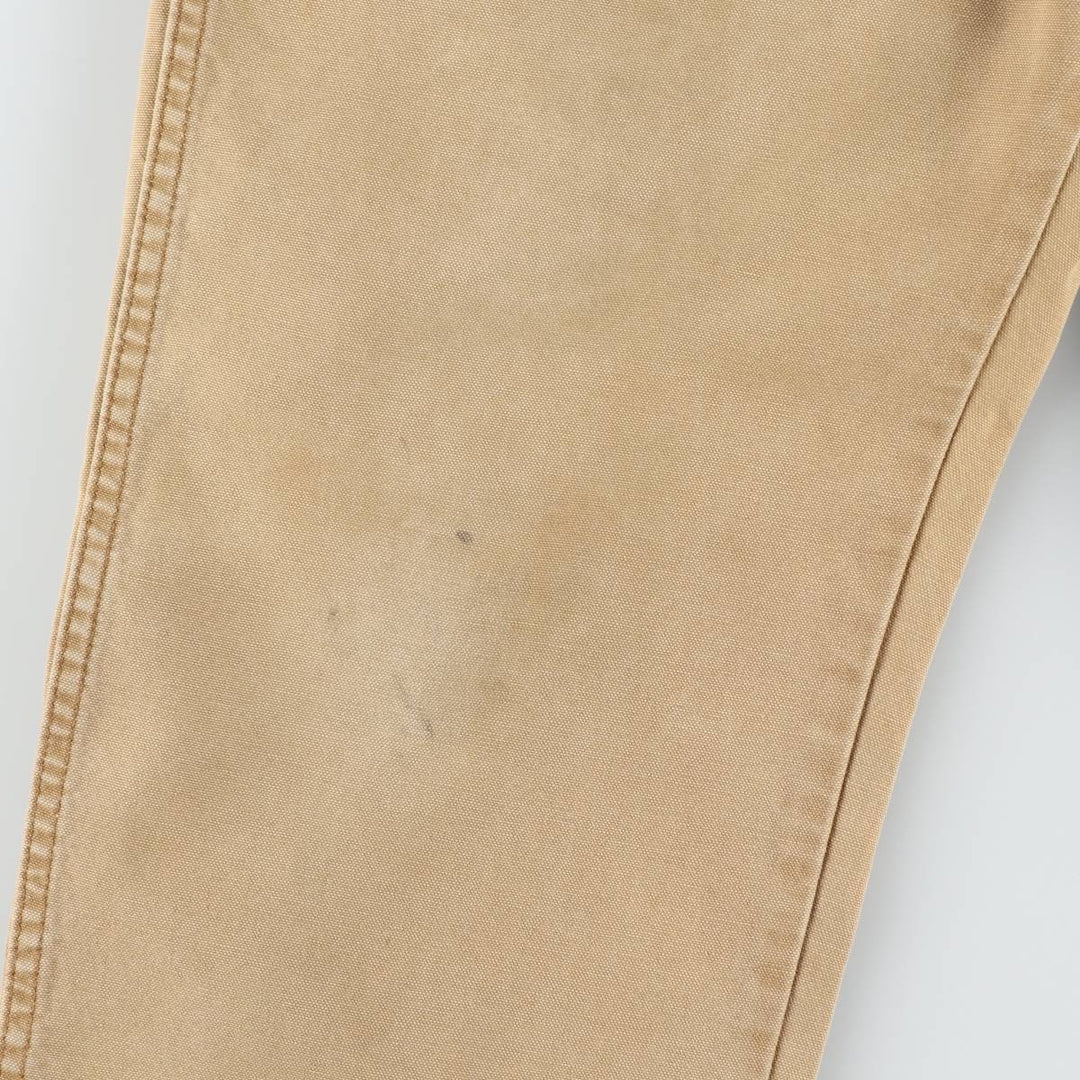 Dickies Duck Work Pants Men's W34 cotton Beige type Vintage Second Hand