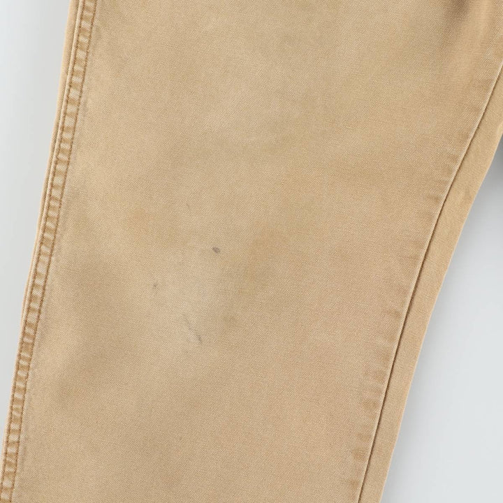 Dickies Duck Work Pants Men's W34 cotton Beige type Vintage Second Hand