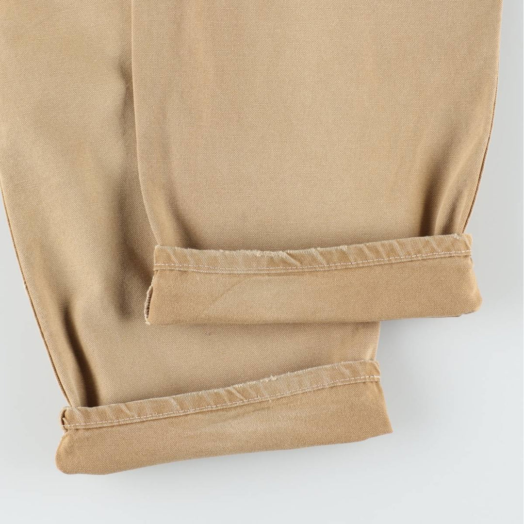 Dickies Duck Work Pants Men's W34 cotton Beige type Vintage Second Hand