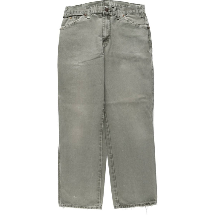 Dickies Duck Work Pants, Men's, Size W33 cotton Khaki type Vintage Second Hand