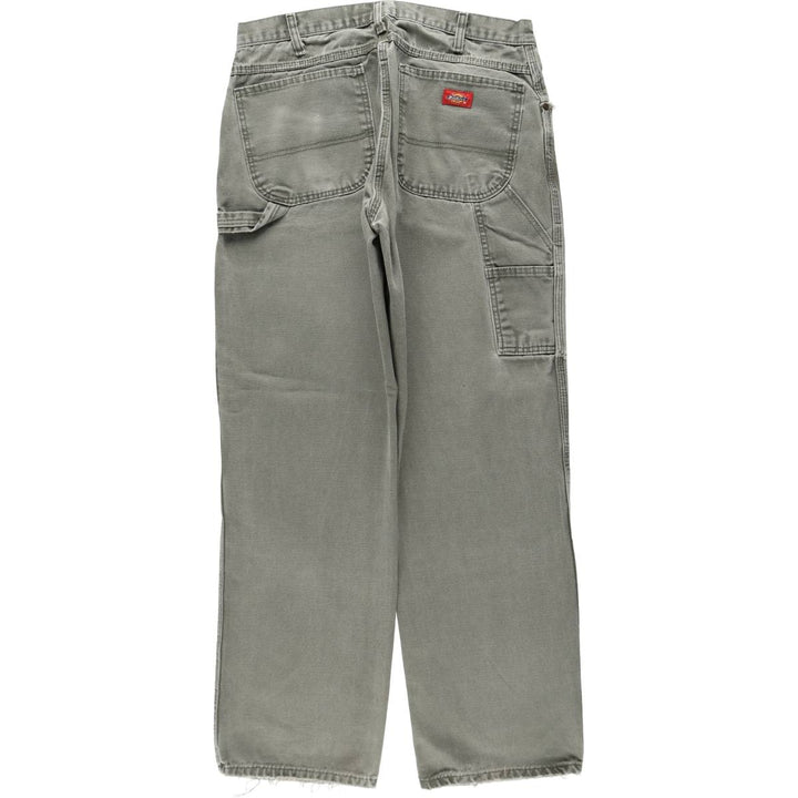 Dickies Duck Work Pants, Men's, Size W33 cotton Khaki type Vintage Second Hand