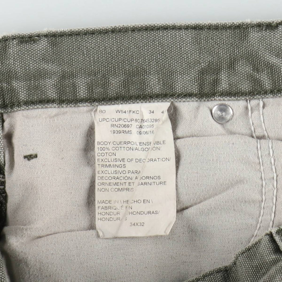 Dickies Duck Work Pants, Men's, Size W33 cotton Khaki type Vintage Second Hand