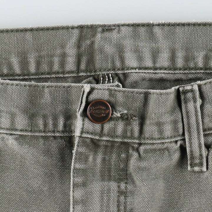 Dickies Duck Work Pants, Men's, Size W33 cotton Khaki type Vintage Second Hand