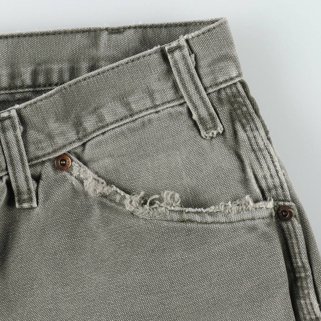 Dickies Duck Work Pants, Men's, Size W33 cotton Khaki type Vintage Second Hand