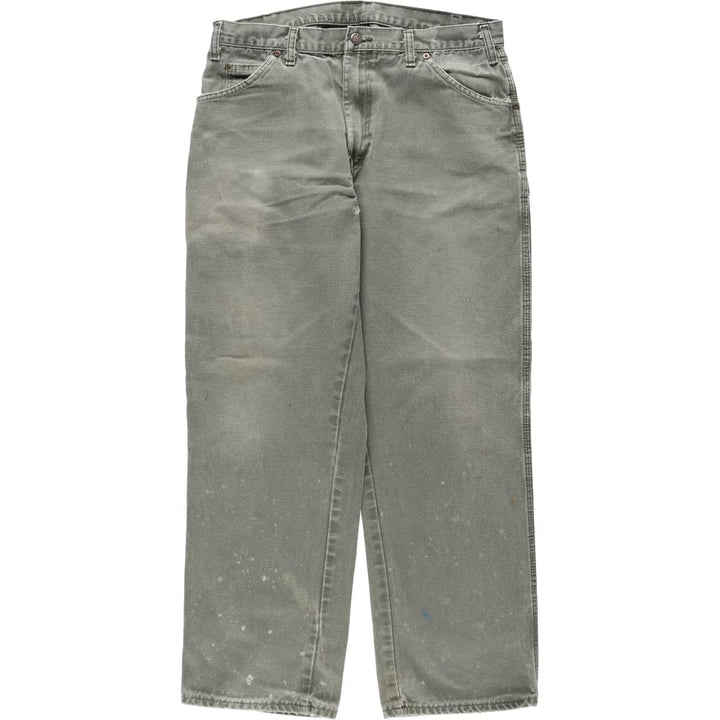 Dickies Duck Painter Pants Men's W34 equivalent cotton Khaki type Vintage Second Hand
