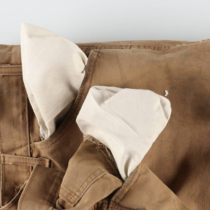 Carhartt Duck Painter Pants, Men's, W33 equivalent cotton brown type Vintage Second Hand
