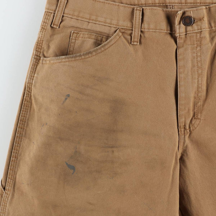 Carhartt Duck Painter Pants, Men's, W33 equivalent cotton brown type Vintage Second Hand