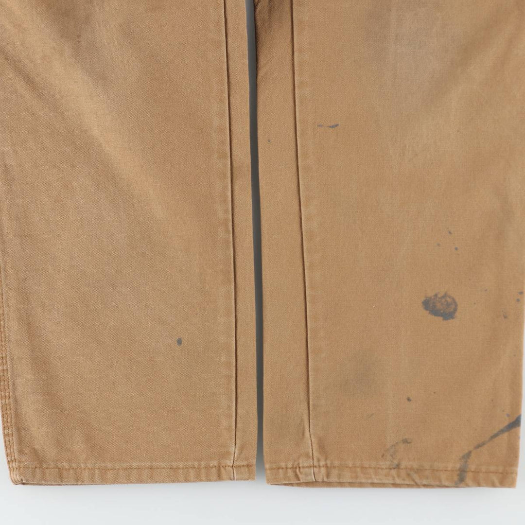 Carhartt Duck Painter Pants, Men's, W33 equivalent cotton brown type Vintage Second Hand