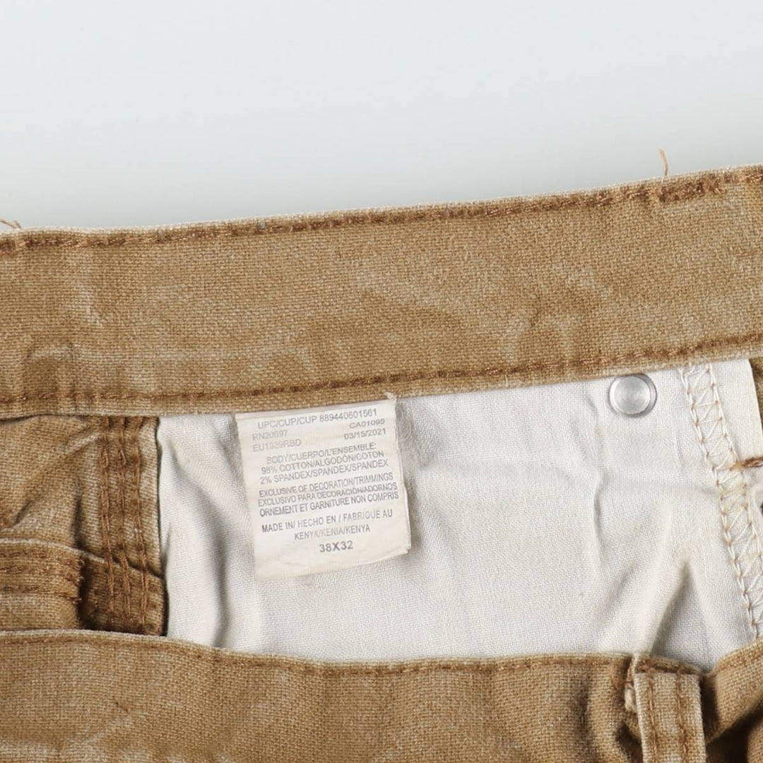 Dickies Duck Painter Pants Men's W39 cotton brown type Vintage Second Hand