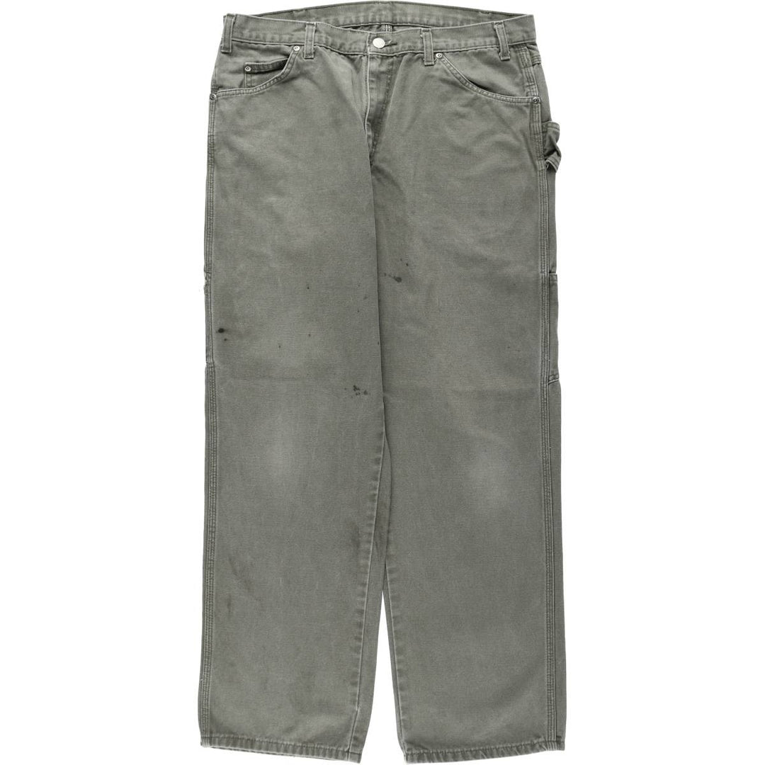 Dickies Duck Painter Pants Men's W35 equivalent cotton Khaki type sage green Vintage Second Hand