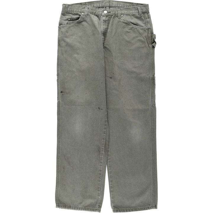 Dickies Duck Painter Pants Men's W35 equivalent cotton Khaki type sage green Vintage Second Hand