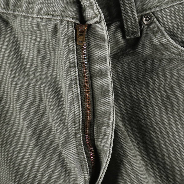 Dickies Duck Painter Pants Men's W35 equivalent cotton Khaki type sage green Vintage Second Hand