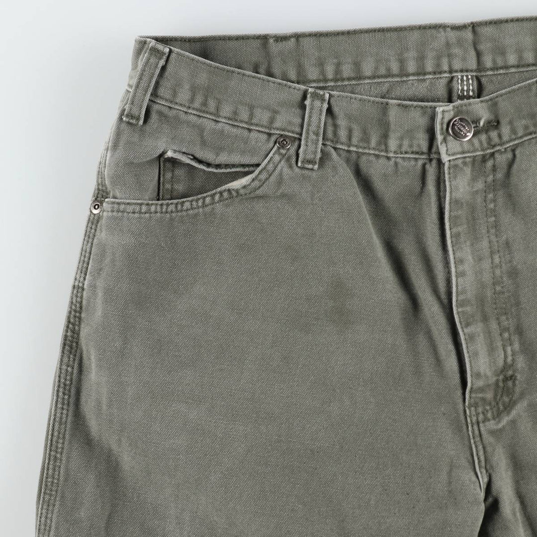 Dickies Duck Painter Pants Men's W35 equivalent cotton Khaki type sage green Vintage Second Hand