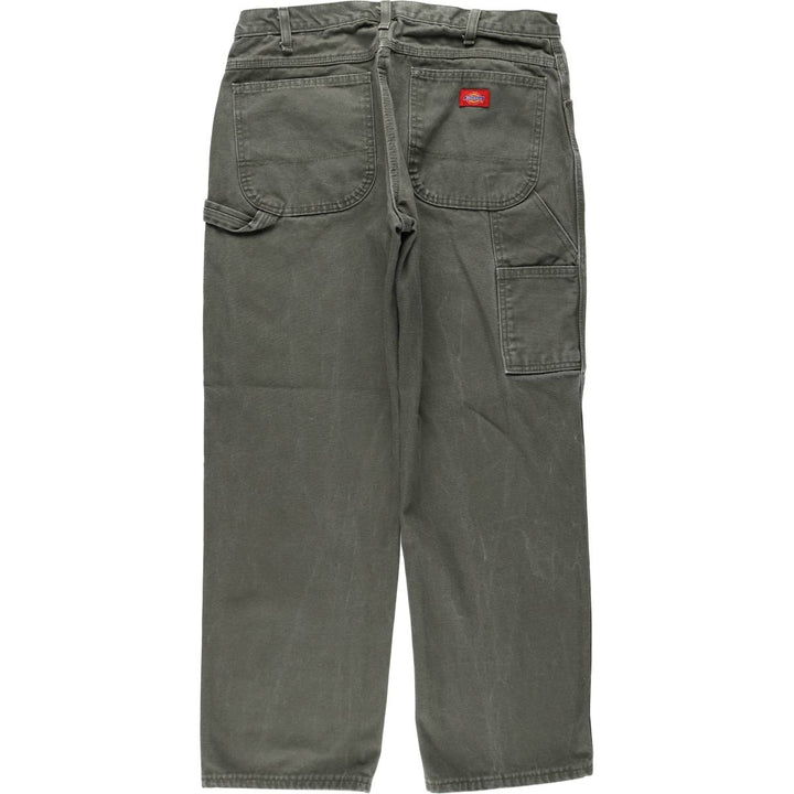 Dickies Relaxed Fit Duck Painter Pants, Men's, Size W33 cotton Khaki type Vintage Second Hand