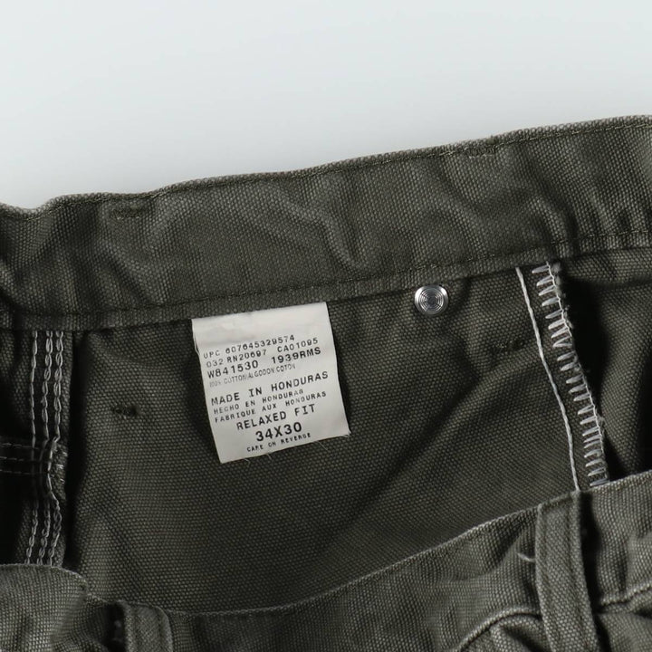 Dickies Relaxed Fit Duck Painter Pants, Men's, Size W33 cotton Khaki type Vintage Second Hand
