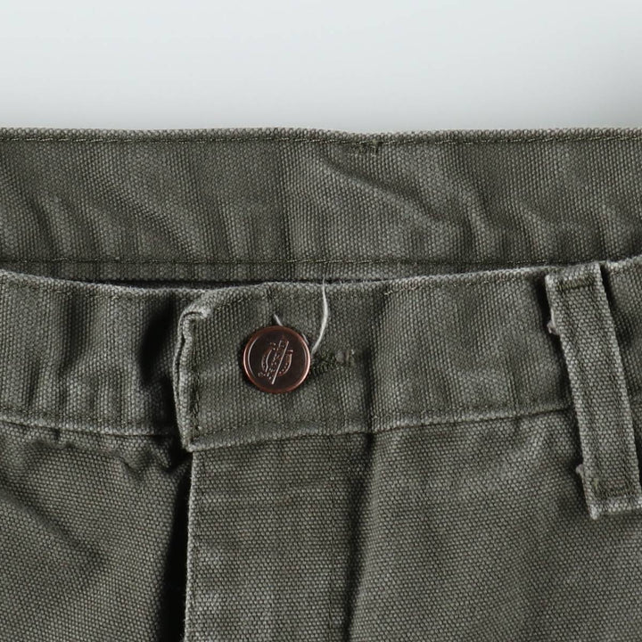 Dickies Relaxed Fit Duck Painter Pants, Men's, Size W33 cotton Khaki type Vintage Second Hand