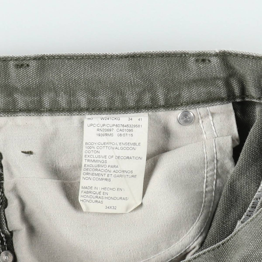 Dickies Duck Painter Pants Men's W34 equivalent cotton Khaki type Vintage Second Hand