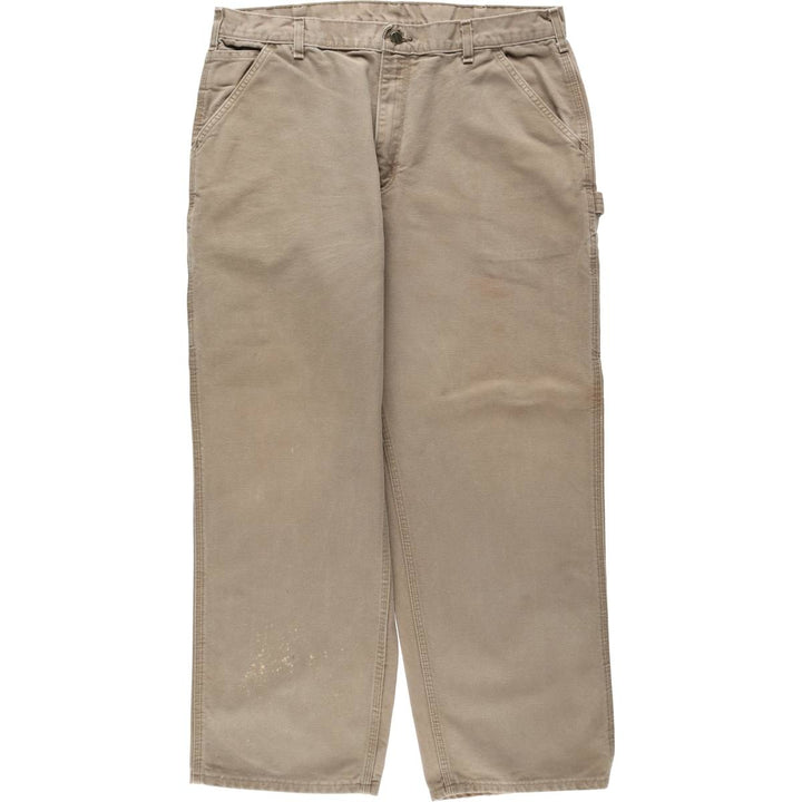 Carhartt Original Dungaree Fit Duck Painter Pants, Men's, W37 equivalent cotton brown type Vintage Second Hand
