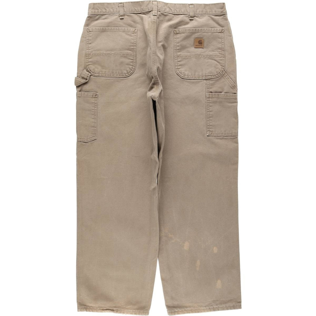 Carhartt Original Dungaree Fit Duck Painter Pants, Men's, W37 equivalent cotton brown type Vintage Second Hand