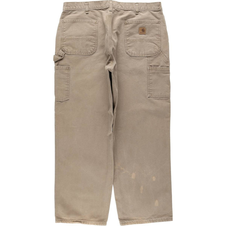 Carhartt Original Dungaree Fit Duck Painter Pants, Men's, W37 equivalent cotton brown type Vintage Second Hand