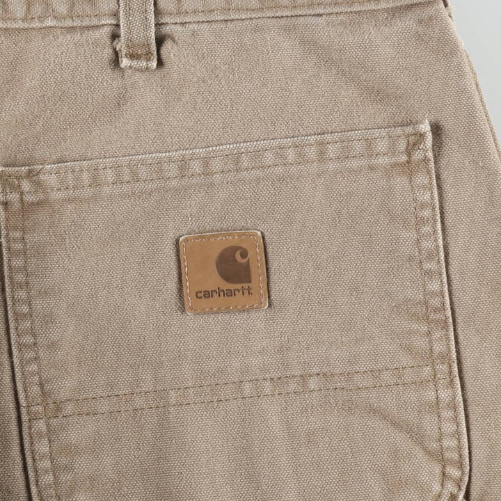 Carhartt Original Dungaree Fit Duck Painter Pants, Men's, W37 equivalent cotton brown type Vintage Second Hand