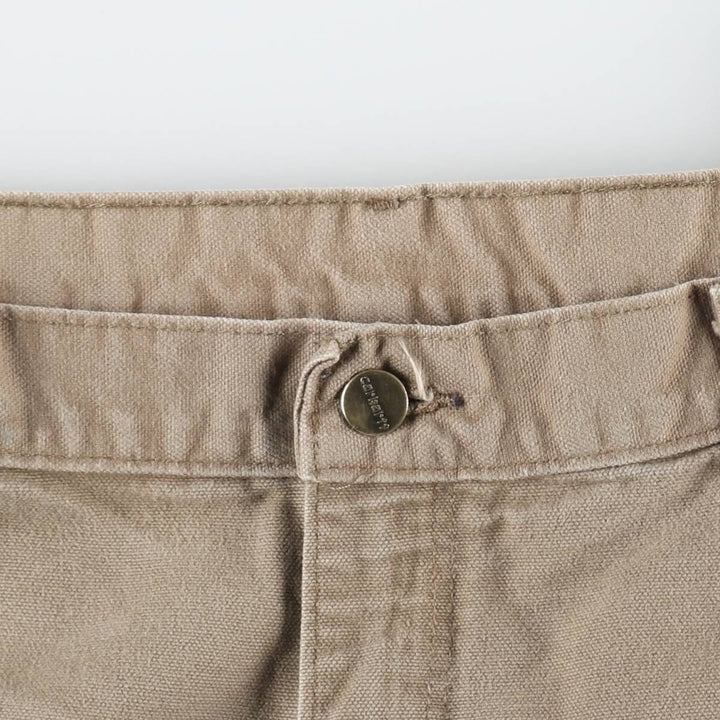 Carhartt Original Dungaree Fit Duck Painter Pants, Men's, W37 equivalent cotton brown type Vintage Second Hand
