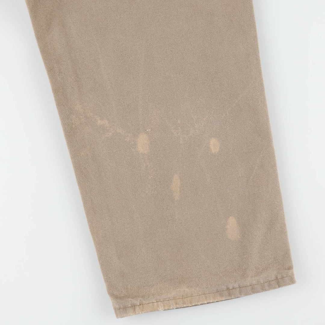 Carhartt Original Dungaree Fit Duck Painter Pants, Men's, W37 equivalent cotton brown type Vintage Second Hand
